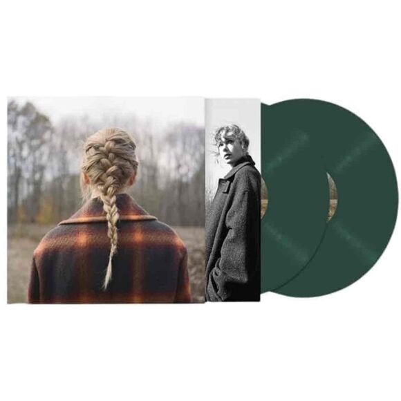 Taylor Swift Evermore Transparent Green Vinyl Record Exclusive Limited - Picture 3 of 3